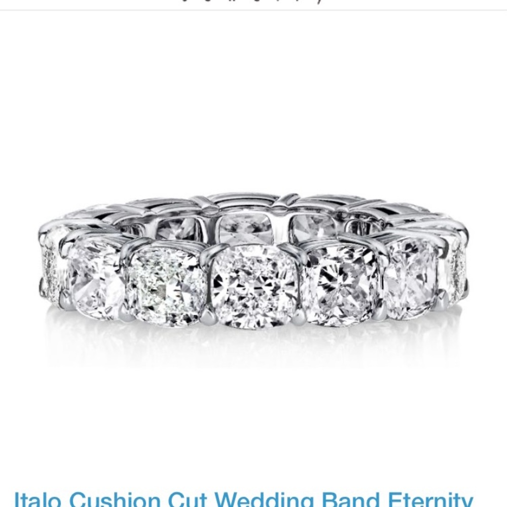 Elegant Silver Eternity Band